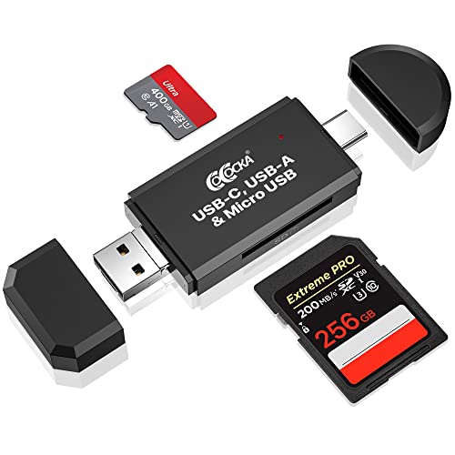 Algopix Similar Product 9 - COCOCKA C Memory Card Reader 3in1