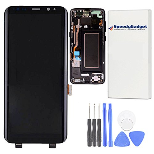 Algopix Similar Product 14 - Black With Frame LCD Digitizer Screen