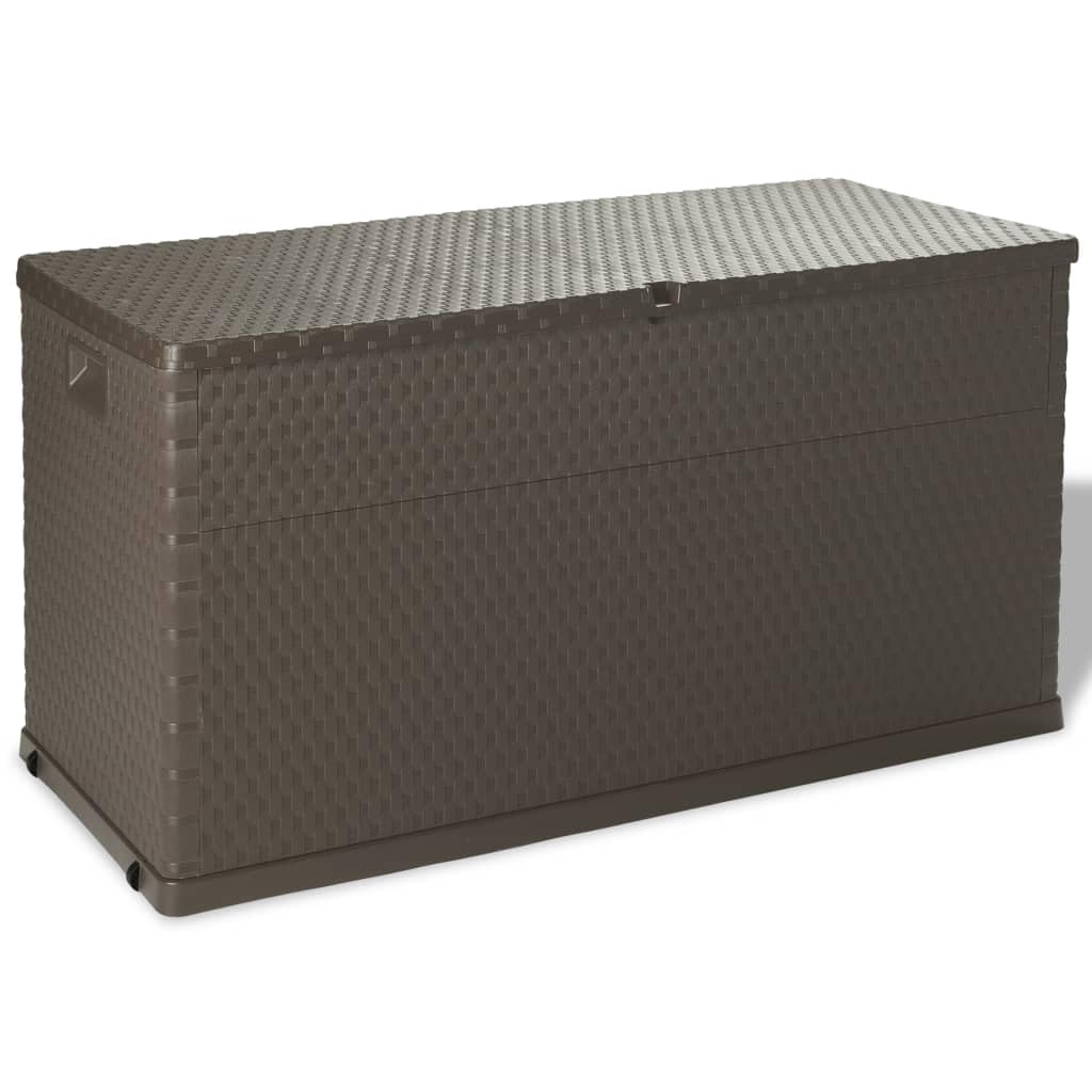 Algopix Similar Product 17 - vidaXL Brown Patio Storage Box with