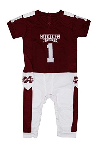 Algopix Similar Product 4 - FAST ASLEEP Mississippi State Baby NCAA