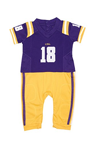 Algopix Similar Product 9 - FAST ASLEEP LSU Tigers Home Baby NCAA