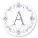 Algopix Similar Product 14 - Personalized Ornate Initial Envelope