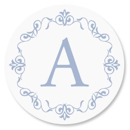 Algopix Similar Product 18 - Personalized Ornate Initial Envelope