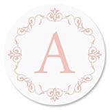 Algopix Similar Product 5 - Personalized Ornate Initial Envelope