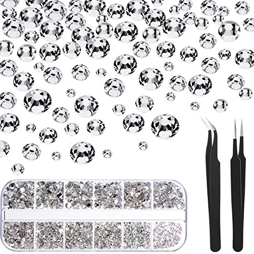 Algopix Similar Product 10 - 1728 Pieces Crystals Nail Art