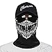 Algopix Similar Product 17 - Olarveo Skull Face Mask Neck Scarf