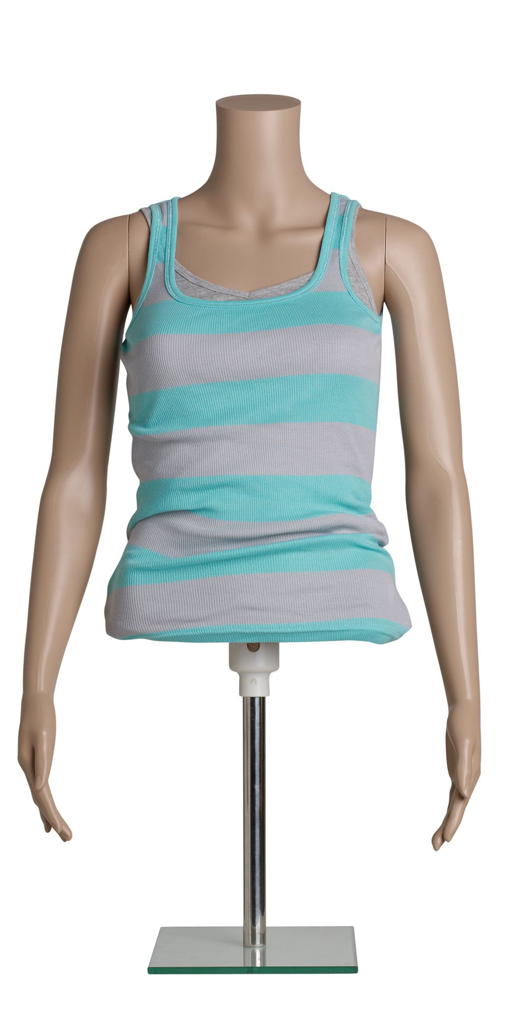 Algopix Similar Product 13 - Female Plastic Half Body Mannequin