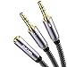 Algopix Similar Product 16 - Headset Splitter Cable GoldPlated 