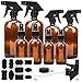 Algopix Similar Product 12 - Glass Spray Bottle ESARORA Amber Glass