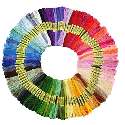 Algopix Similar Product 20 - Premium Rainbow Color Embroidery Floss