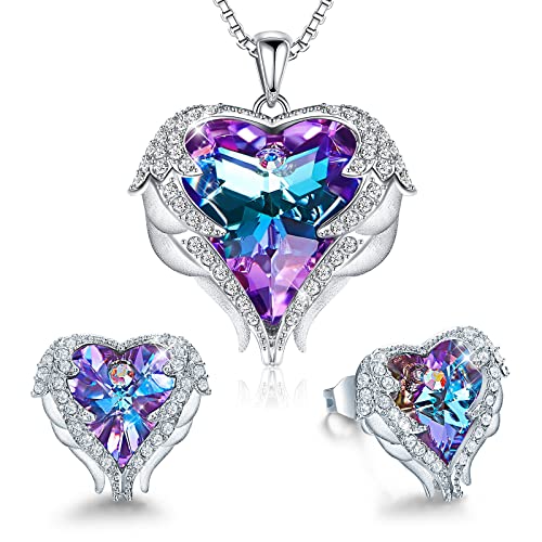 Algopix Similar Product 6 - CDE Jewelry Set for Women Angle Wing
