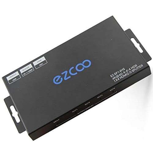 Algopix Similar Product 11 - EZCOO HDMI 20 Splitter 1x4 4K 60Hz HDR