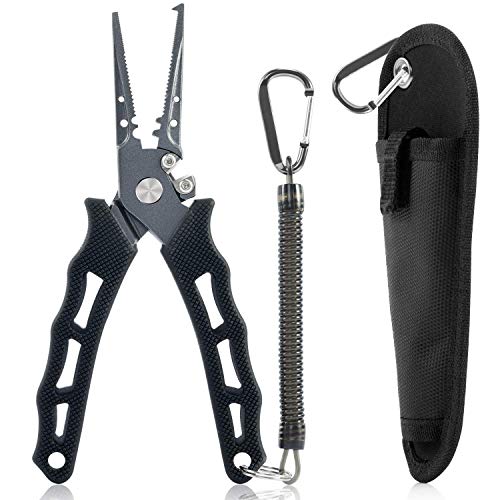 Algopix Similar Product 11 - PLUSINNO Fishing Pliers Stainless Steel