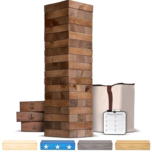 Algopix Similar Product 3 - GoSports Giant Wooden Toppling Tower