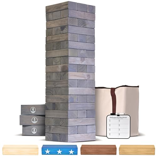 Algopix Similar Product 18 - GoSports Giant Wooden Toppling Tower 