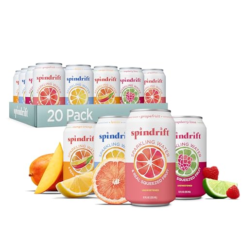 Algopix Similar Product 10 - Spindrift Sparkling Water 4 Flavor