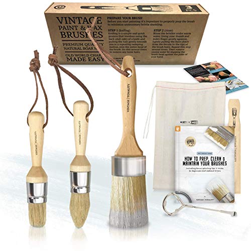 Algopix Similar Product 17 - Vintage Tonality Chalked Paint Brush