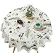 Algopix Similar Product 8 - Bettery Vinyl Round Table Cover Wipe