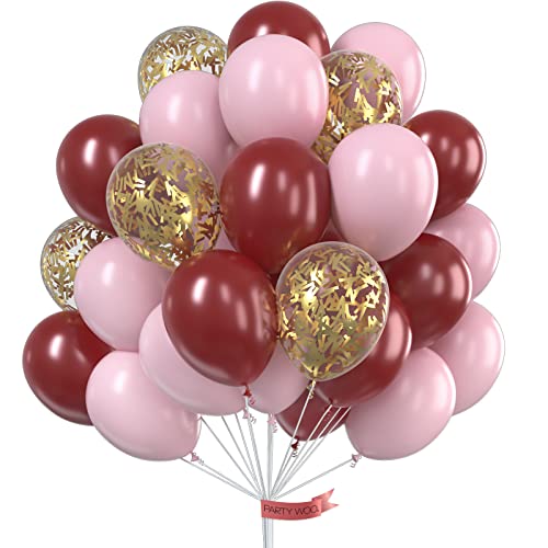 Algopix Similar Product 20 - PartyWoo Pink Gold and Burgundy