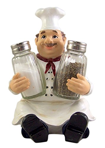 Algopix Similar Product 19 - French Chef Salt and Pepper Shaker