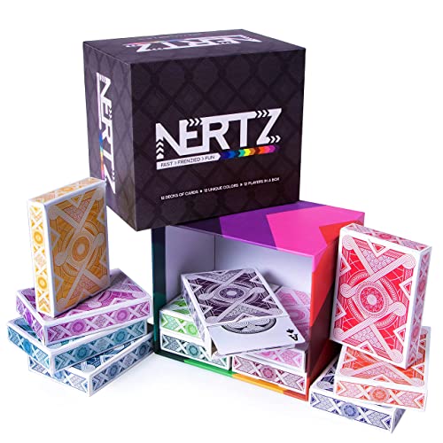 Algopix Similar Product 15 - Brybelly Nertz Card Game 12 Decks of