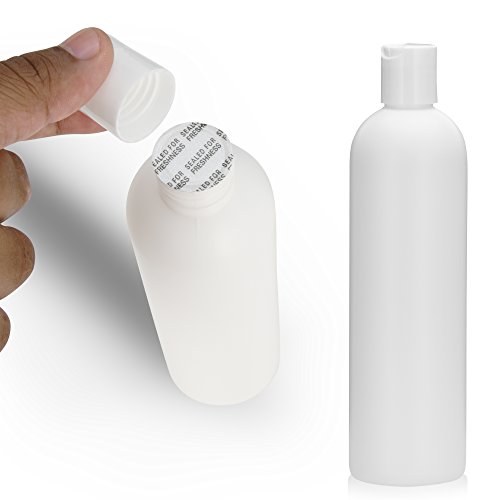 Algopix Similar Product 6 - 25pcs Empty White HDPE Bottle 12oz 