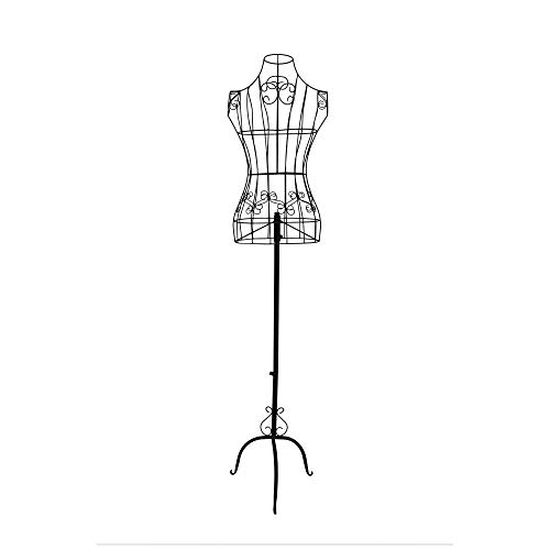 Algopix Similar Product 6 - Benjara  Black Metal Mannequin Display