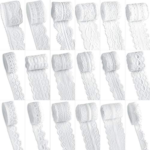 Algopix Similar Product 18 - 59 Yards Lace Ribbon LEOBRO 18