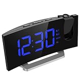Algopix Similar Product 12 - Mpow Projection Alarm Clock FM Radio