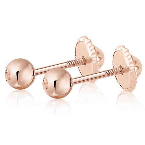Algopix Similar Product 5 - Gold Ball Stud Earrings for Women by