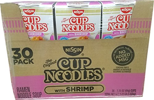 Algopix Similar Product 13 - Nissin Cup Noodles, Shrimp, 67.5 Ounce