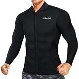Algopix Similar Product 10 - CtriLady Mens Neoprene Wetsuit Jacket