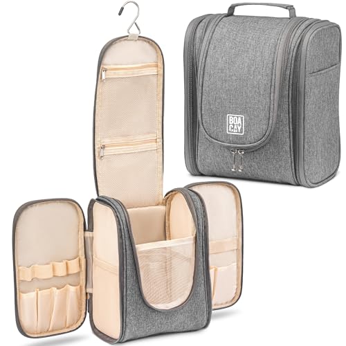 Algopix Similar Product 8 - BOACAY Hanging Travel Toiletry Bag for