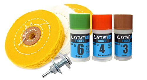 Algopix Similar Product 3 - Metal Buffing Kit for Drill with 3 Step