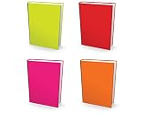 Algopix Similar Product 1 - Easy Apply Reusable Book Covers 4 Pk