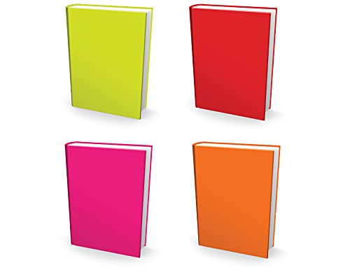 Algopix Similar Product 6 - Easy Apply Reusable Book Covers 4 Pk