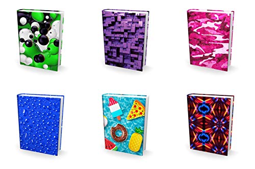 Algopix Similar Product 12 - Jumbo Stretchable Book Cover 6 Design