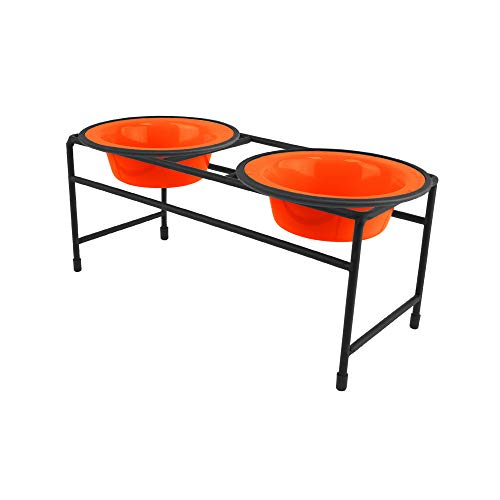 Algopix Similar Product 1 - Platinum Pets Modern Double Diner