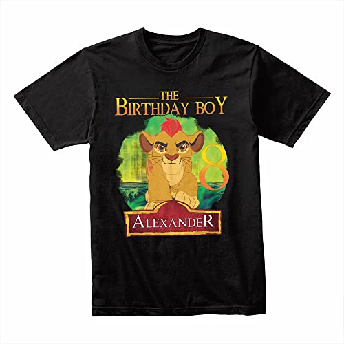 Algopix Similar Product 10 - Personalized Lion Birthday Shirt Lion