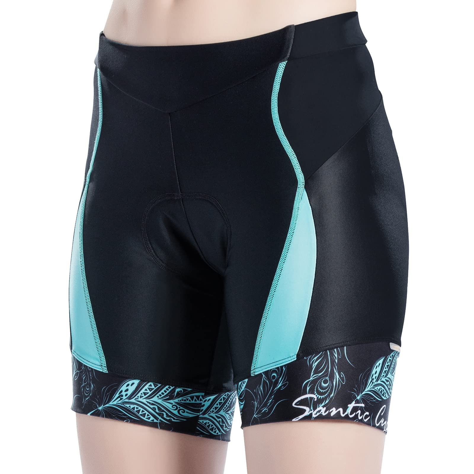 Algopix Similar Product 20 - Santic Womens Cycling Shorts Padded 4D