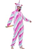 Algopix Similar Product 5 - ABENCA Fleece Unicorn Onesie Pajamas