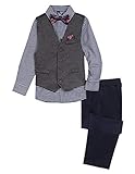 Algopix Similar Product 20 - Nautica Boys 4Piece Vest Set with