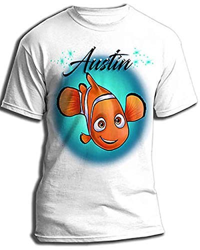 Algopix Similar Product 18 - Personalized Airbrush Clownfish Shirt