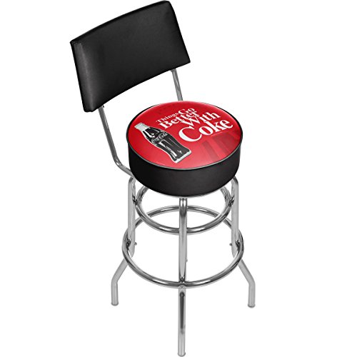Algopix Similar Product 6 - Trademark Gameroom Coke Swivel bar