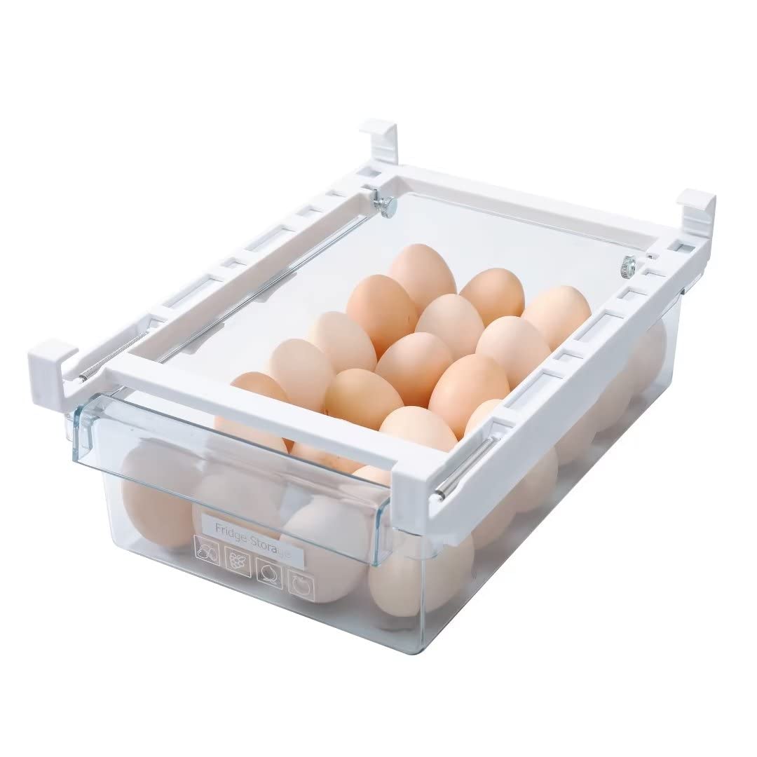Algopix Similar Product 10 - HapiLeap Fridge Drawer Organizer