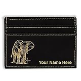 Algopix Similar Product 20 - Money Clip Wallet African Elephant