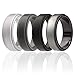 Algopix Similar Product 6 - ROQ Silicone Wedding Ring For Men 4