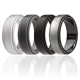 Algopix Similar Product 8 - ROQ Silicone Wedding Ring For Men 4