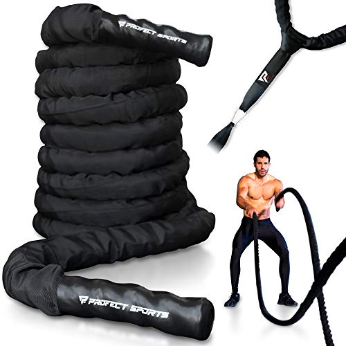 Algopix Similar Product 1 - Pro Battle Ropes with Anchor Strap Kit