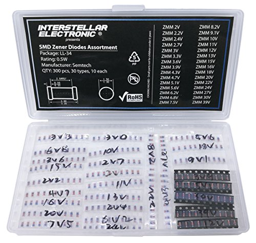 Algopix Similar Product 8 - SMD Zener Diodes Assortment 05W LL34